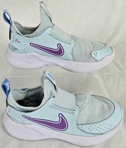 Scarpe da corsa Nike Flex Runner 3 bambina 3 anni blu ghiacciaio viola sneakers bambino - Foto 2 di 9
