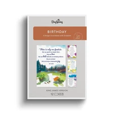 DaySpring - Roy Lessin - Happy Birthday - 4 Design Assortment with Scripture - 1