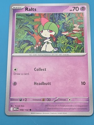 Ralts 058/132 Me01: Mega Evolution Regular