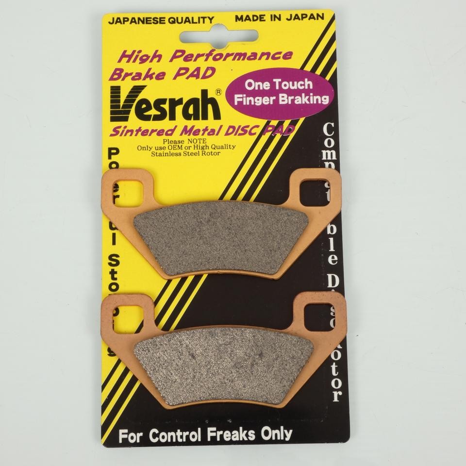 Plaquette de frein Vesrah avant arrière pour quad utilitaire Arctic Cat 550 XT