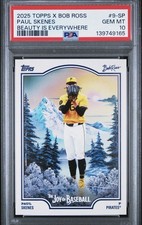 2025 TOPPS X BOB ROSS JOY OF BASEBALL BEAUTY IS EVERYWHERE PAUL SKENES PSA 10