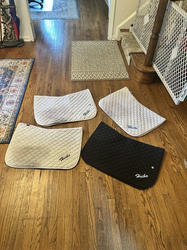 Set of 4 Ogilvy Hunter Jumper Square Baby Saddle Pads Monogrammed Regular Size