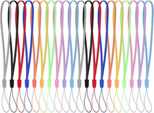 80 Pack 7 Inch Wrist Lanyard Strap String for USB Flash Drives Keys Keychains