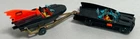 VGC Vintage Corgi Junior Batmobile & Bat Boat Toy Model Car (P)