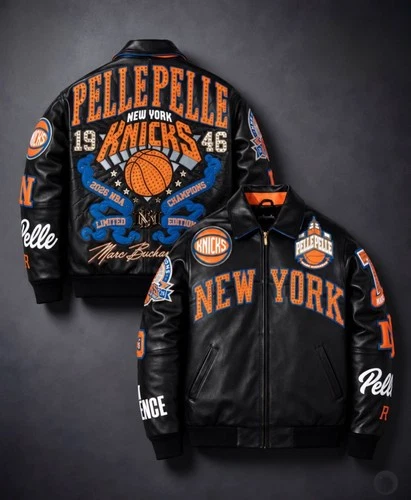 Pelle Pelle X FISLL "City of Knicks" Ring Ceremony Jacket New Colorway L/XL/2XL - product listing photo