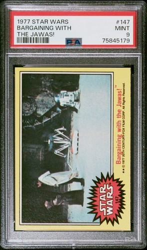 1977 Topps Star Wars #147 Bargaining with the Jawas! — PSA 9