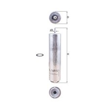 Kraftstofffilter Mahle KL 169/4D für Bmw Mini Kayser