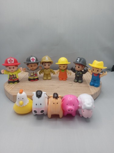 Boley Toddler Farm Toy Set Farm Girl/Boy and Animals And Two Little People.. - Picture 3 of 10
