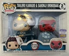 Funko Pop 2-Pack Tanjiro Kamado Sakonji Urokodaki Demon Slayer 2023 SDCC Shared