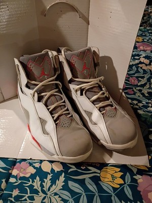 Nike Air Jordan True Flight White/Wolf Grey/Infrared 342964 123 Men's Size 13