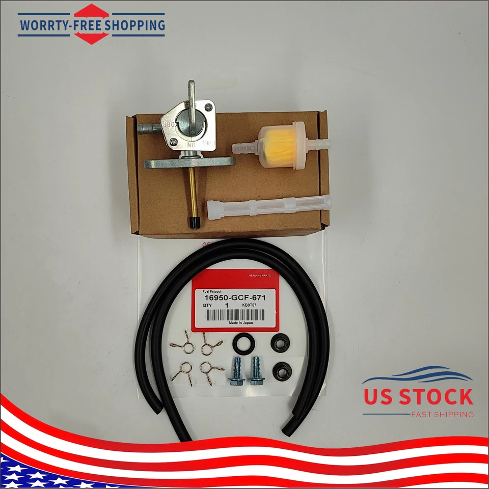OEM Fuel Valve Petcock For Honda CRF50F CRF80F CRF70F CRF100F 16950-GCF-671 - Image 2 of 4