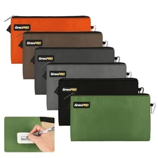 Tool Pouch Zipper Bag, Small Tool Bag 12", Multipurpose Storage Pouch, Heavy ...