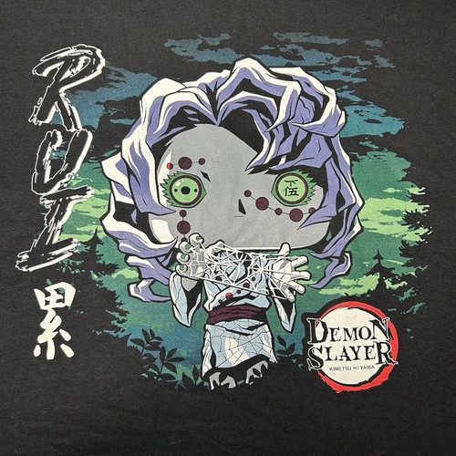 Funko POP Demon Slayer Shirt - Rui - T-Shirt L Blk Glow In The Dark Shirt - Picture 2 of 5