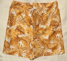 Janie And Jack Boy Size 16 Swimsuit Yellow Tropical Print JJ22 New