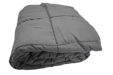 Grey Quility Weighted Blanket for Adults 15 lb Full Sz Weight Blanket 60" x 80"