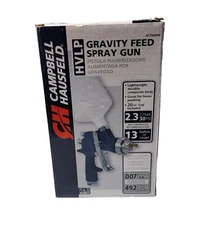 New Campbell Hausfeld AT700000 HVLP Gravity Feed Spray Paint Gun Cup Size 20 oz