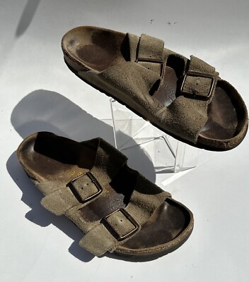 Birkenstock Arizona Womens Size 7 EU 38 Light Brown Tan