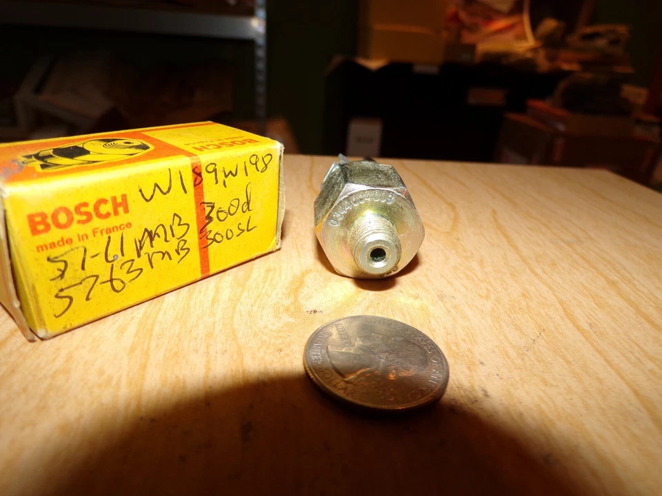 1xNOS OEM BOSCH#0334004003,MERCEDES#0005452209 EARLY STOPLIGHT SWITCH 300d,300SL - Image 3 of 4