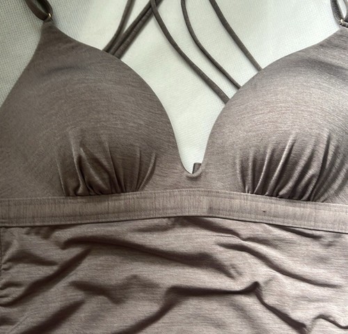 Tankini Tankini cola de zorro Athleta Aqualuxe taza moldeada TALLA PEQUEÑA NUEVO CON ETIQUETAS - Imagen 6 de 8