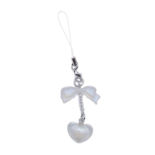 Heart Bowknot Pendant Y2K Phone Straps Backpack Charm Keys Decoration Chain - 第 3/10 張圖片