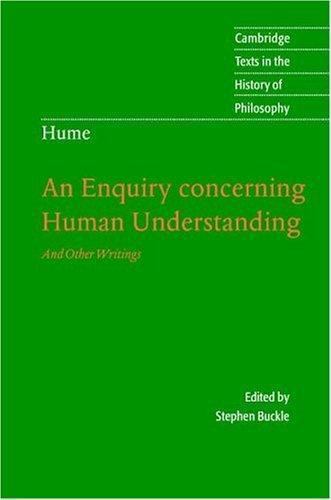 Hume: An Enquiry Concerning Human Understanding by Stephen Bu... - - Image 5