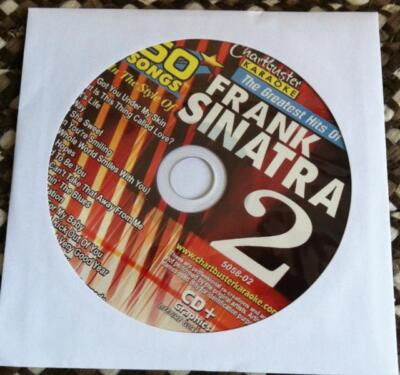 Karaoke Chartbuster 5058 - I Grandi Successi Di Sinatra Su 3 CD+G, Custodia Nuova