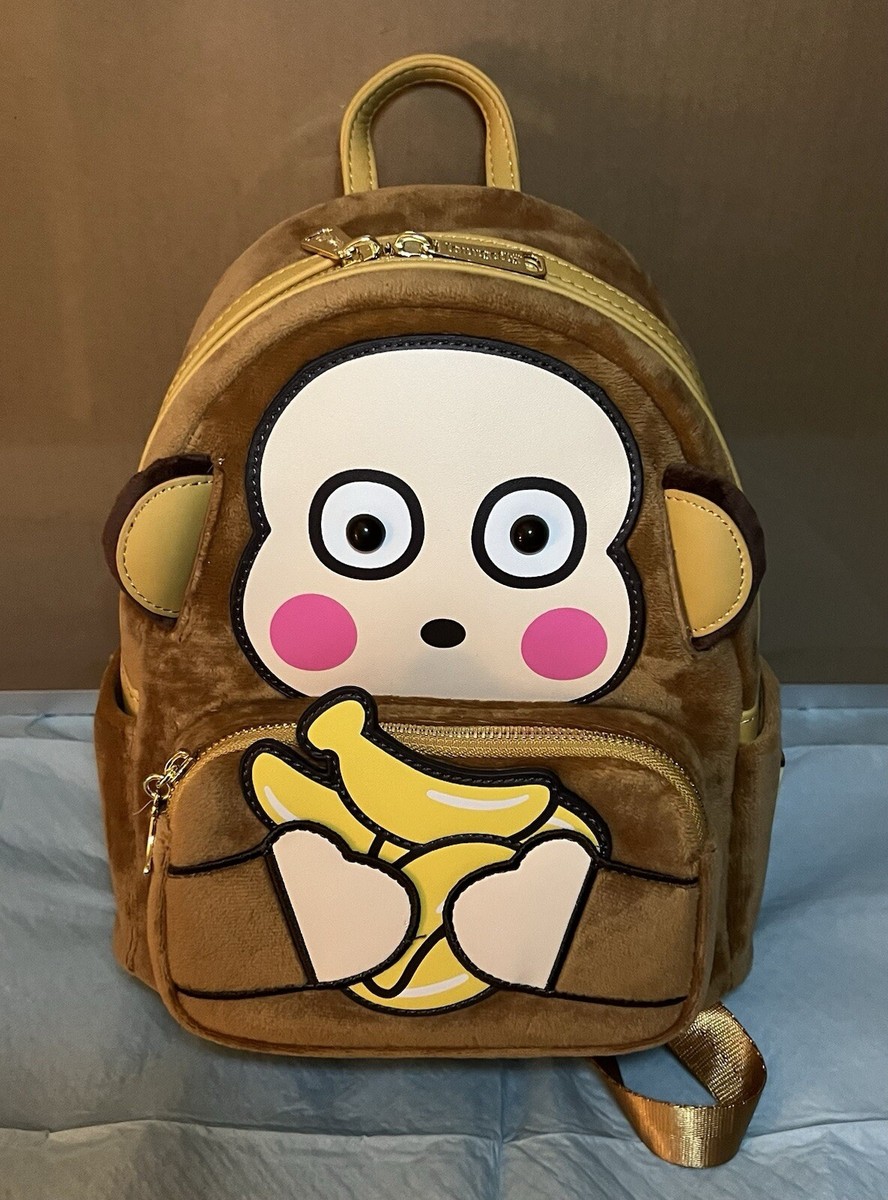 Sanrio Loungefly Monkichi Cosplay Plush Mini Backpack - NWT Sanrio Loungefly Monkichi Cosplay Plush Mini Backpack - NWT