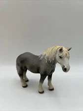 Schleich PERCHERON STALLION Dapple Grey 13623 Horse Figure 2006 Retired Farm