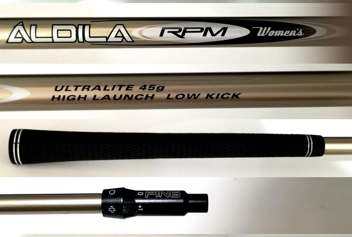 PING Lady, Junior, or Senior Driver Shaft Aldila 45g G400 G G30 SF