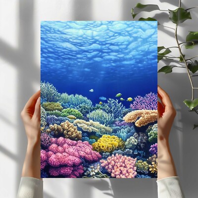 Great Barrier Reef Premium Poster Schöne Wanddeko Dekoration in 40X30 cm