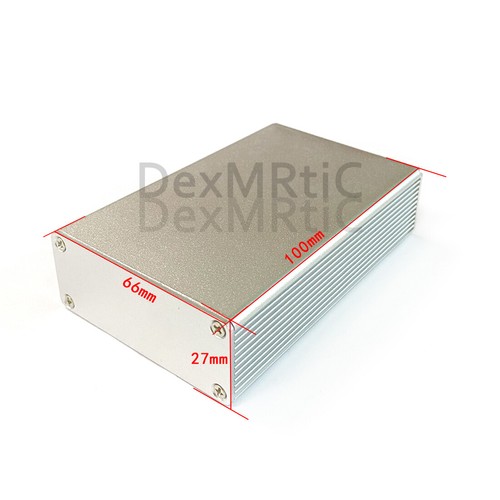 Boîtier en aluminium boîte de projet électronique extrudé 100 * 66 * 27 mm à faire soi-même neuf - Photo 1 sur 6