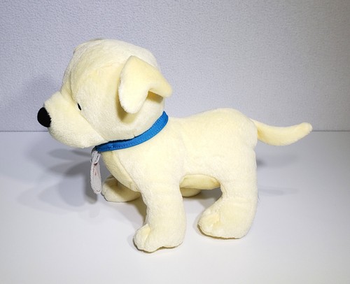 Vintage 2003 Fisher Price Puppy Yellow Golden Lab Dog Plush Stuffed Toy 10" Long - Picture 6 of 8