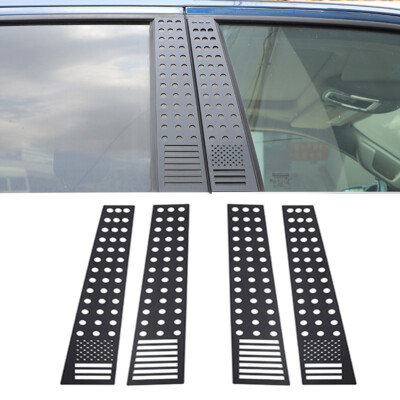 Verkleidungsabdeckung für die B-Säule des Fensters für Dodge RAM 1500 18+ Schwar
