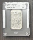 MK Barz Lovers 2021 1 Oz .999 Silver Tarrot Card In SAC Slab Mintage 50