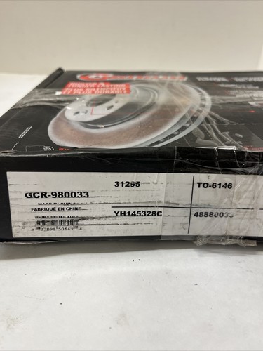 Genius Disc Brake Rotor GCR-980033 - Picture 2 of 2