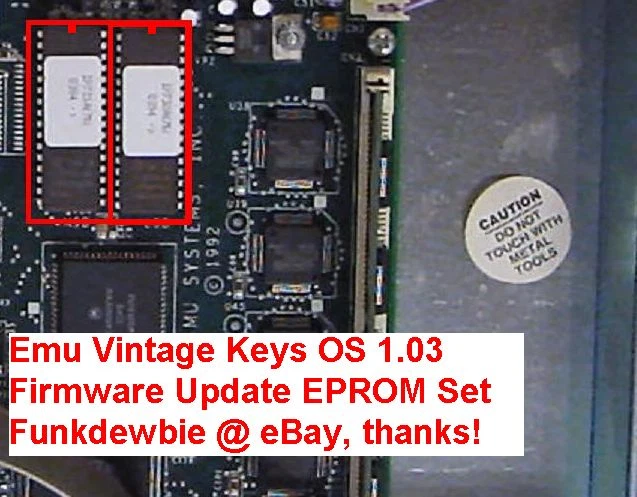 Emu Vintage Keys OS v1.03 EPROM Firmware Upgrade SET / New ROM Final Update Chip - Image 3 of 3