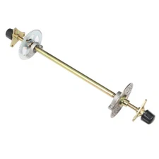 Go Kart Rear Live Axle Assembly Kit with Sprocket, Hub, and Brake Disc