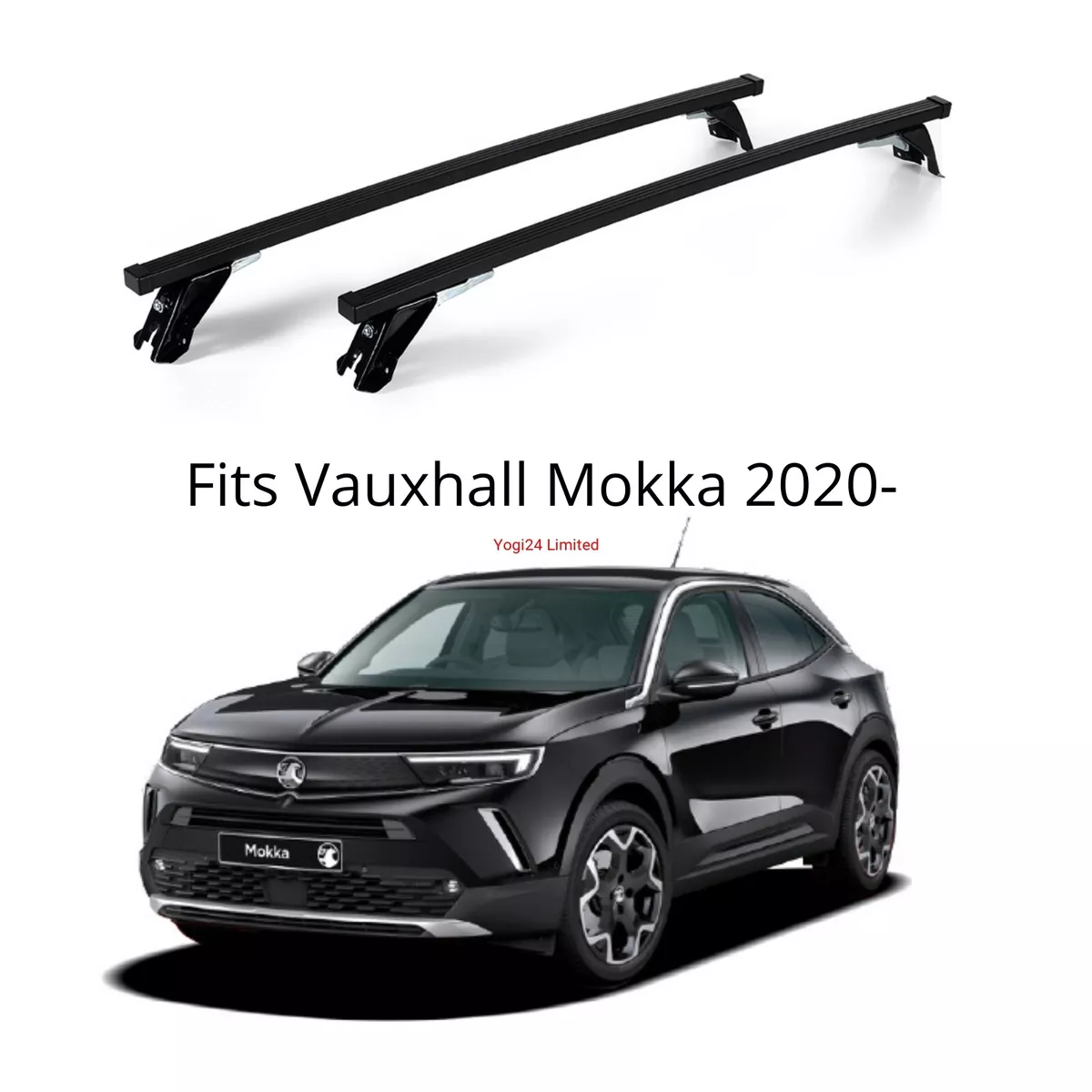 Premium Roof Rack Set of 2 For Vauxhall Mokka 2020 ST305 446M eBay