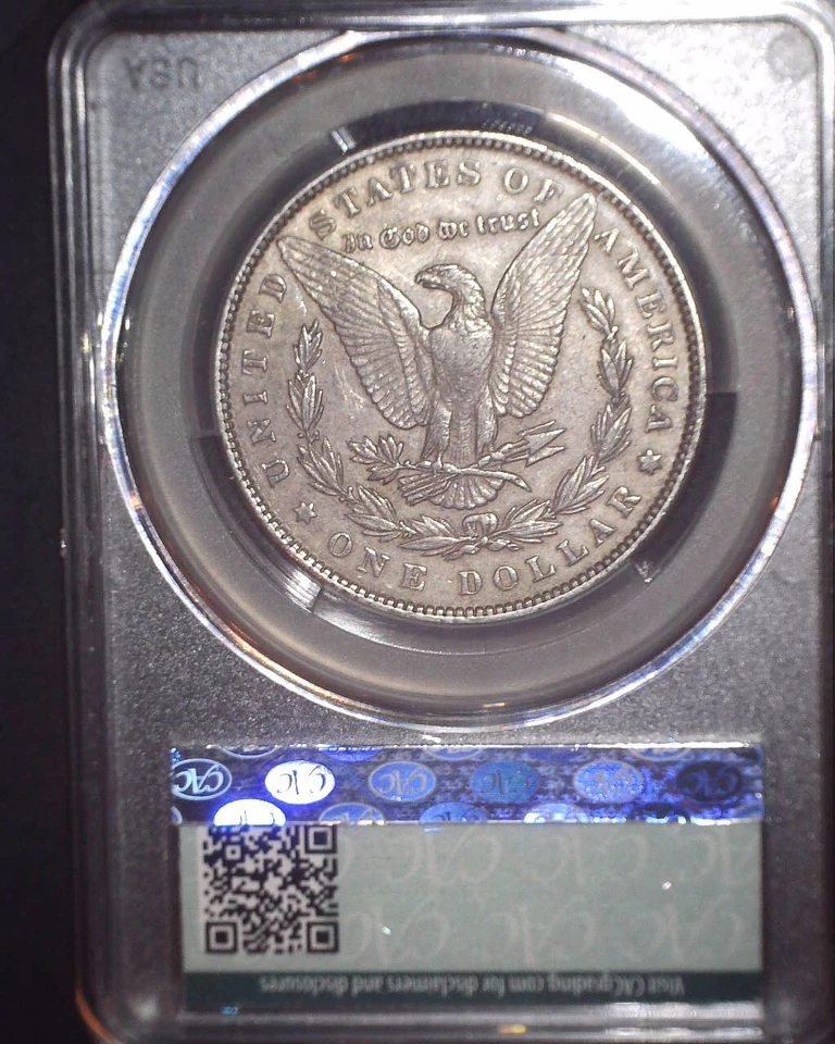 1889 Morgan Silver Dollar,  CAC XF40. Issue Free - Image 2 of 2