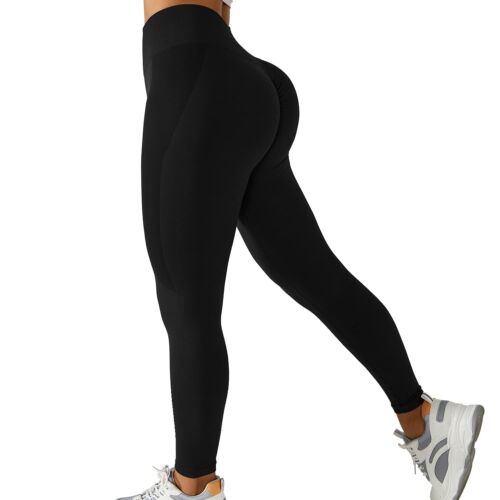 ZXQUII Scrunch Butt Lifting Leggings for Women Seamless Workout High Waisted ...