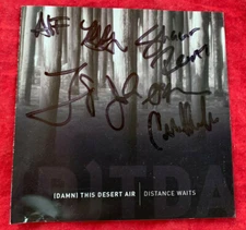 (DAMN) THIS DESERT AIR ~ DISTANCE WAITS 2010 US 6 TRACK CD AUTOGRAPHED INSERT M-