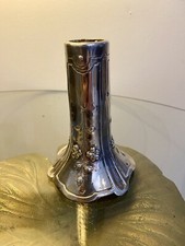 Bougeoir A.Salomon Argent Massif  Art Nouveau Poinçonné 