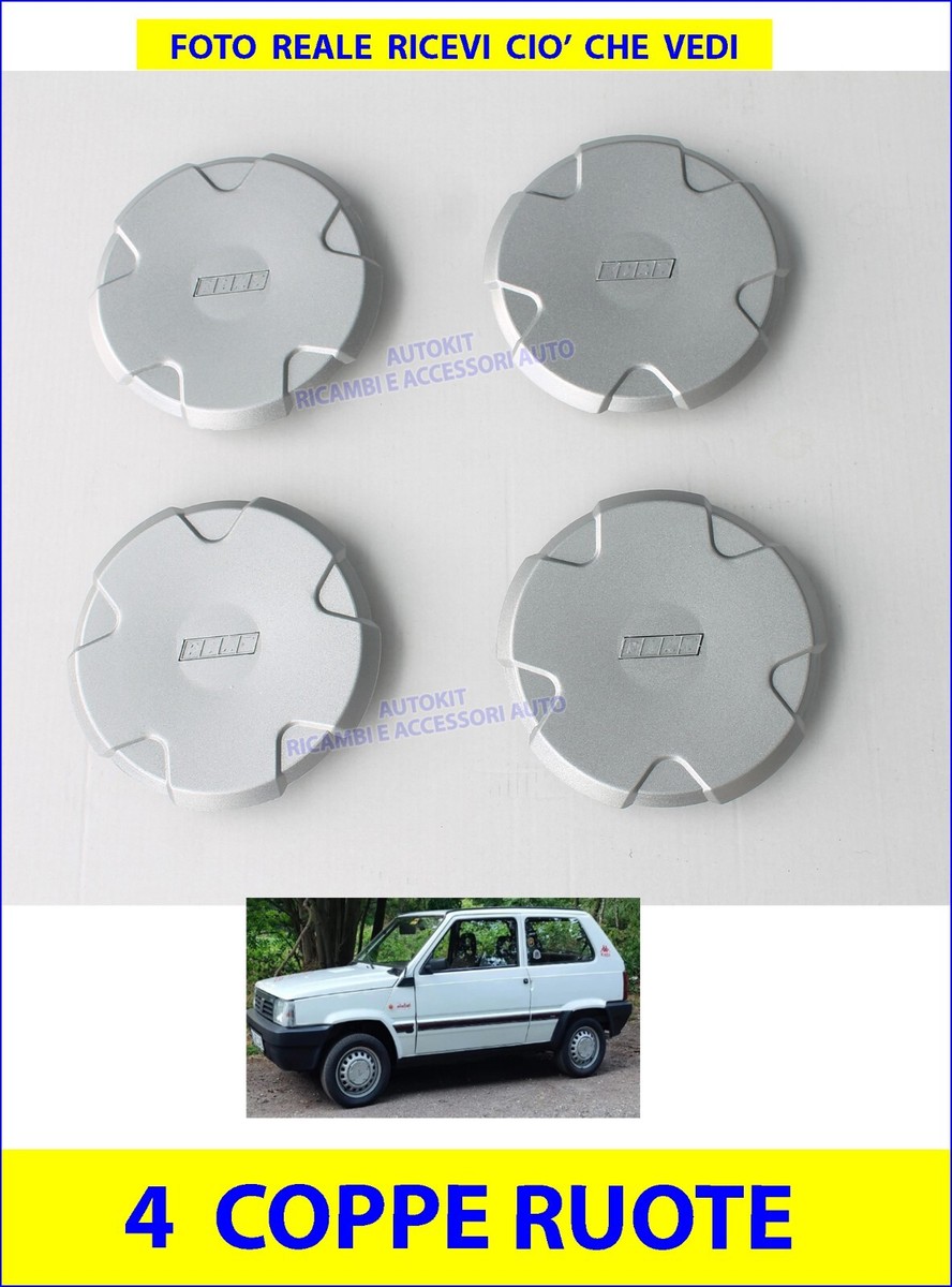 Set 4 Copricerchi Per Fiat Panda 141/750 (1986-2003) - Borchie Ruota - Foto 12