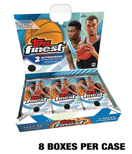 2023-24 Topps Finest Basketball SEALED CASE 8 Boxes WEMBY!