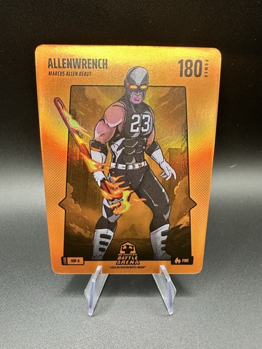 Bo Jackson Battle Arena Allenwrench (Marcus Allen) Fire Orange Battlefoil SSP!