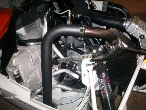 Tubo de acero de escape GGB 2 1/2" - 2012-16 Arctic Cat Proclimb XF1100 Turbo Sno Pro Foto 2 de 3