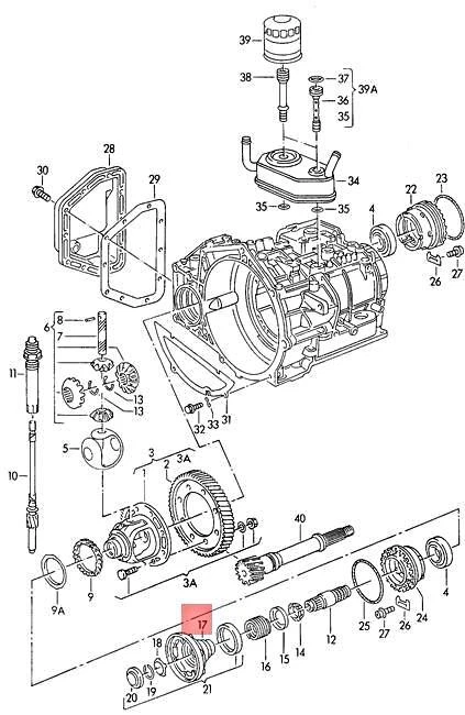Genuine Volkswagen Drive Flange NOS Corrado Golf Jetta Passat 1H 