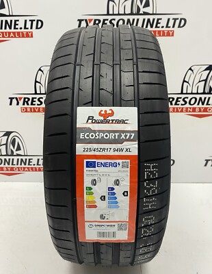 2 X 225 45 17 POWERTRAC ECOSPORT 94W XL 225/45ZR17 BRAND NEW TYRES