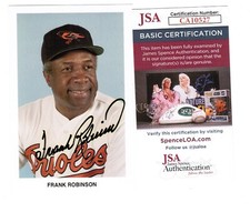Frank Robinson Signed Team Photo - JSA Authentic