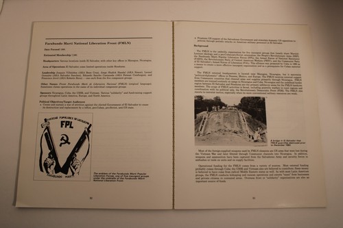 Terrorist Group Profiles - November 1988 George Bush Public Report - Picture 9 of 10